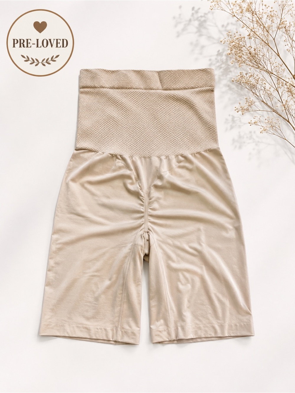 🤍 Bali High-Waist Shaping Bodysuit / Thigh Slimmer – Nude 🤍